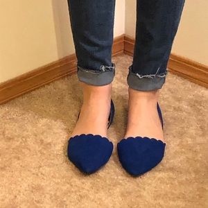 Blue flats